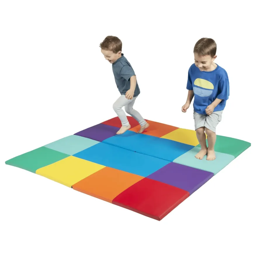 Vikbar lekmatta – Patchwork