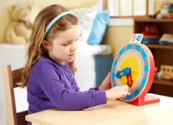 Vi lär oss klockan - Klocka med inlärningskort