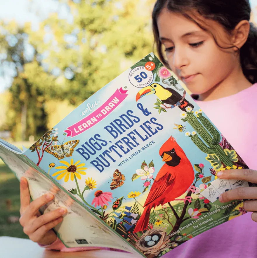 Vi lär oss rita - Bugs, Birds & Butterflies