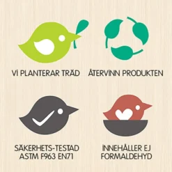 Vridbart pussel av trä - Djur
