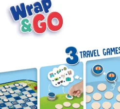 Wrap&Go - Damspel, Memory och Jag ska på utflykt