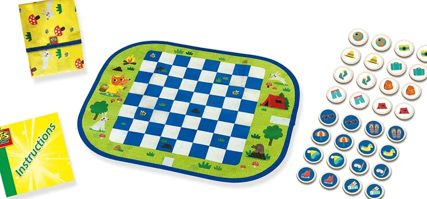 Wrap&Go - Damspel, Memory och Jag ska på utflykt