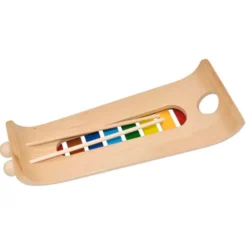 Xylofon med 8 klangstavar av metall (C-dur)